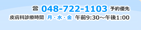 電話番号　048-722-1103