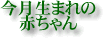 ひらしま産婦人科今月生まれの赤ちゃん